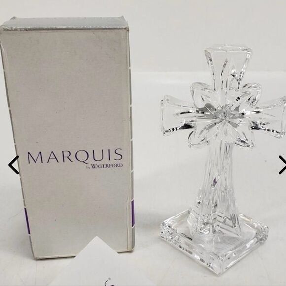 Crystal Cross by Waterford Fine Crystal 4" original box - Picture 8 of 8